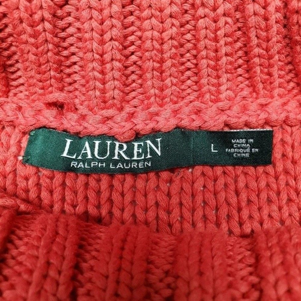 Lauren Ralph Lauren Coral Turtleneck Sweater - Picture 3 of 6